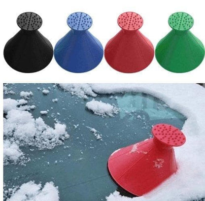 Royallure Ultimate Ice Scraper – Funnel-Shaped Snow & Frost Remover for Fast Cleaning