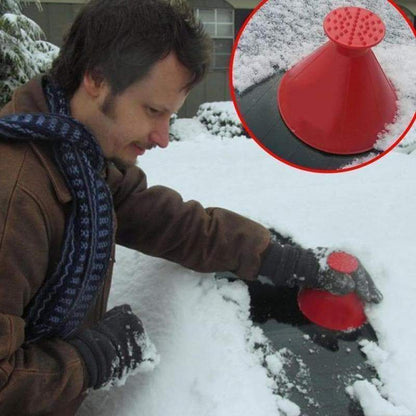 Royallure Ultimate Ice Scraper – Funnel-Shaped Snow & Frost Remover for Fast Cleaning