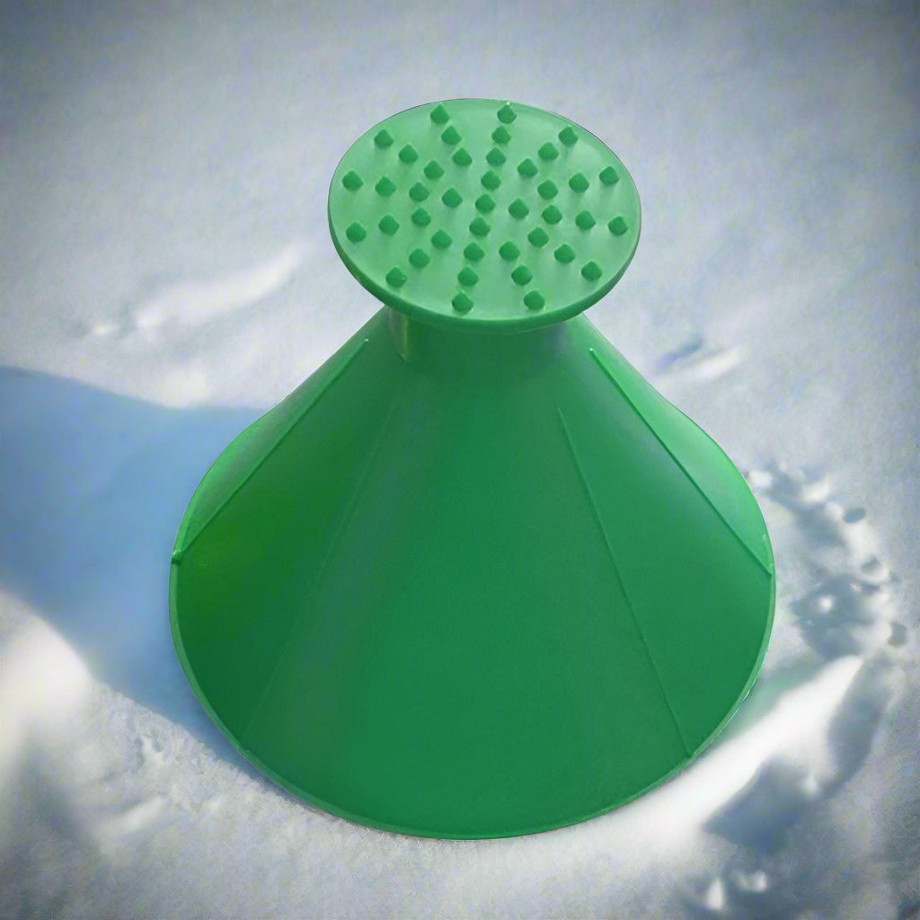 Royallure Ultimate Ice Scraper – Funnel-Shaped Snow & Frost Remover for Fast Cleaning