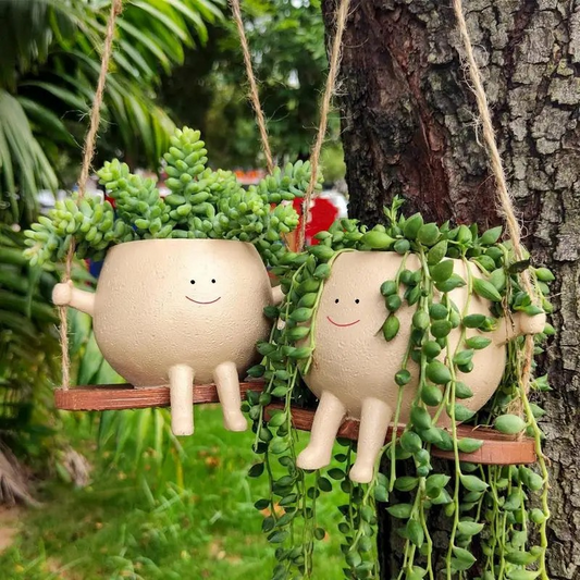 Rayvia Playful Plant Holder for Indoor Outdoor Use