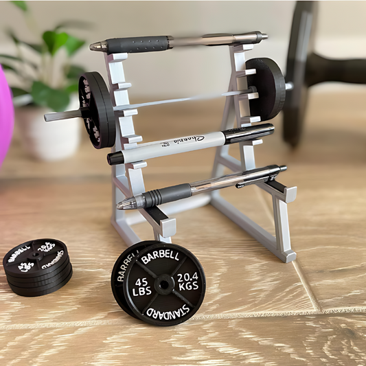 Rayvia Squat Rack Pen Holder for Gym Lovers Desk