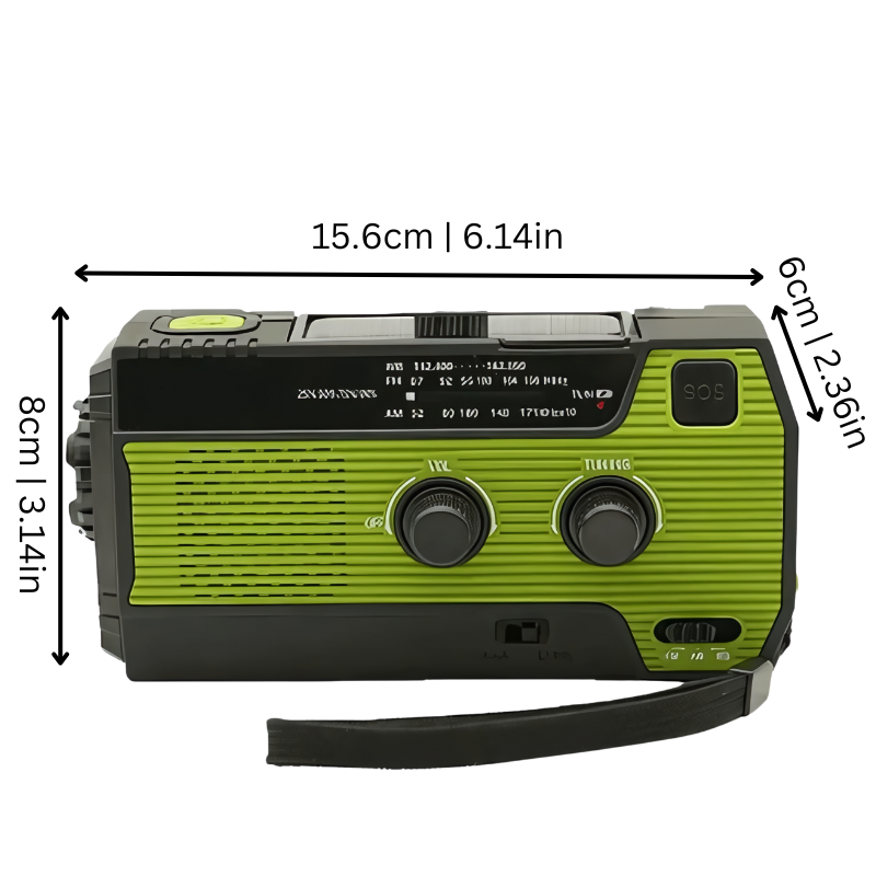 Rayvia All-In-One Emergency Radio With Phone Charger