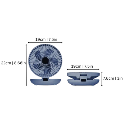 Rayvia Portable Oscillating Fan with Adjustable Speed