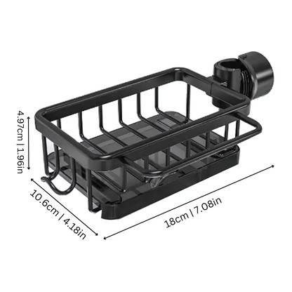 Rayvia Compact Kitchen Drain Rack for Easy Organization