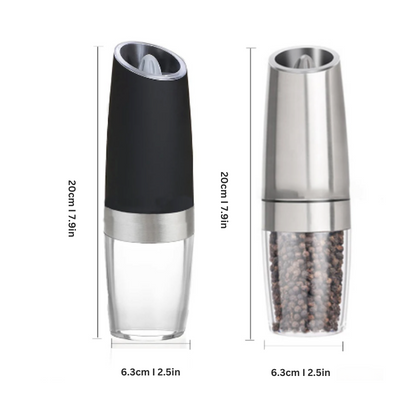 Rayvia Automatic Salt and Pepper Grinder for Effortless Flavor