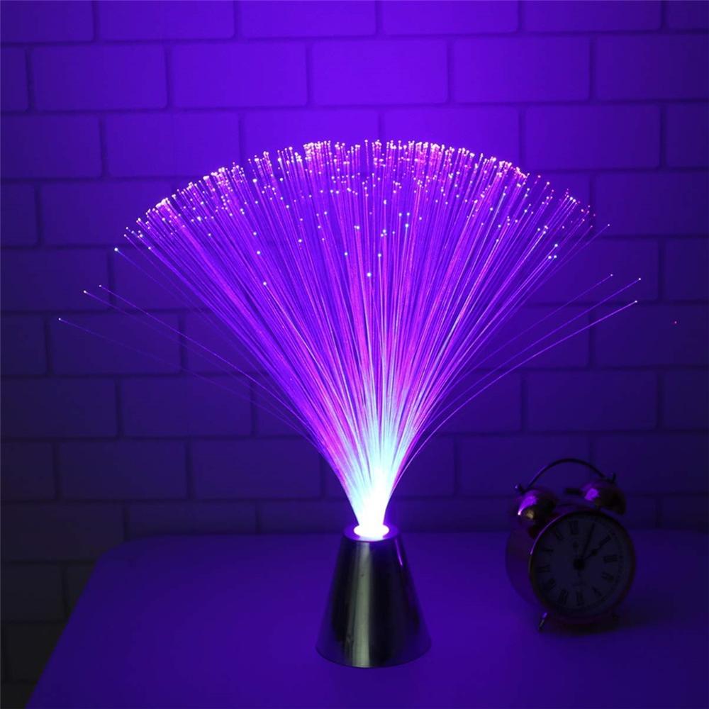 Royallure Color-Changing Fiber Optic LED Lamp - Multicolor Starlight Decoration for Home & Holidays