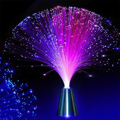 Royallure Color-Changing Fiber Optic LED Lamp - Multicolor Starlight Decoration for Home & Holidays