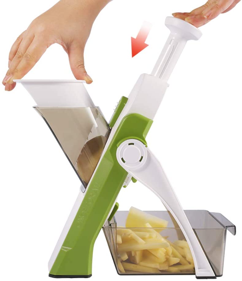 Royallure 5-in-1 Multifunctional Vegetable Slicer with Thickness Control and Hidden Blade