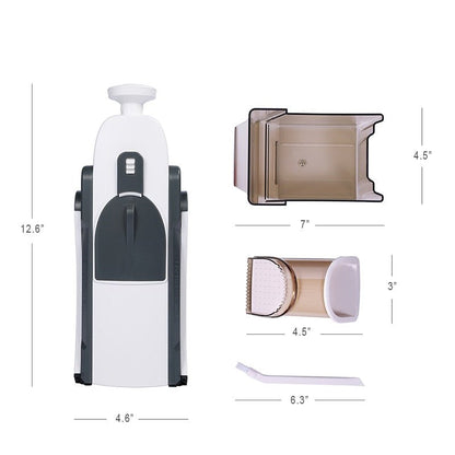 Royallure 5-in-1 Multifunctional Vegetable Slicer with Thickness Control and Hidden Blade