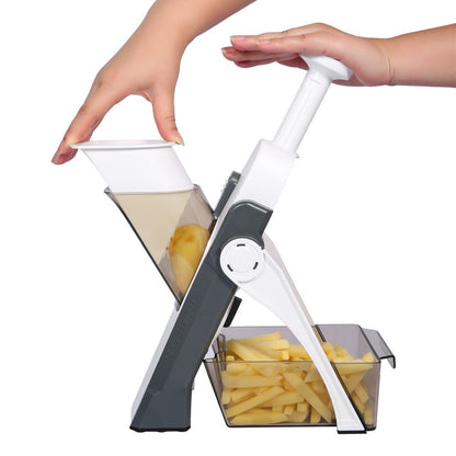 Royallure 5-in-1 Multifunctional Vegetable Slicer with Thickness Control and Hidden Blade