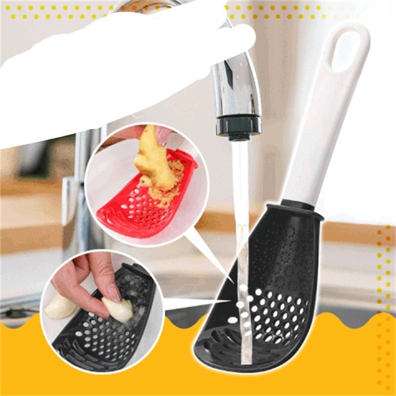 Royallure Versatile Kitchen Cooking Spoon - Food-Grade, High-Temperature Resistant Utensil for Mashing, Draining, and Grating with Creative Design