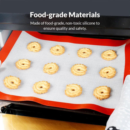 Royallure Premium Non-Stick Silicone Baking Mat - Eco-Friendly & Reusable, Perfect for All Baking Needs