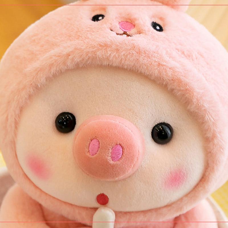 Royelux Bubble Tea Plush Toy - Adorable Animal-Themed Cuddly Pillow