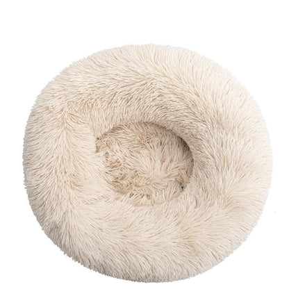 Royallure Cozy Calming Donut Bed for Pets - Anti-Anxiety Plush Support