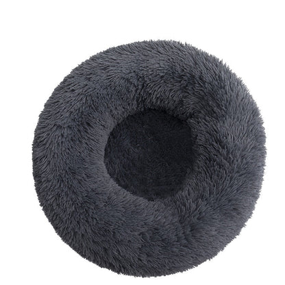 Royallure Cozy Calming Donut Bed for Pets - Anti-Anxiety Plush Support