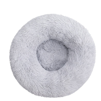 Royallure Cozy Calming Donut Bed for Pets - Anti-Anxiety Plush Support