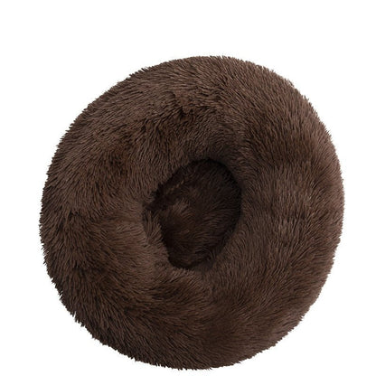 Royallure Cozy Calming Donut Bed for Pets - Anti-Anxiety Plush Support