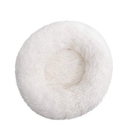 Royallure Cozy Calming Donut Bed for Pets - Anti-Anxiety Plush Support