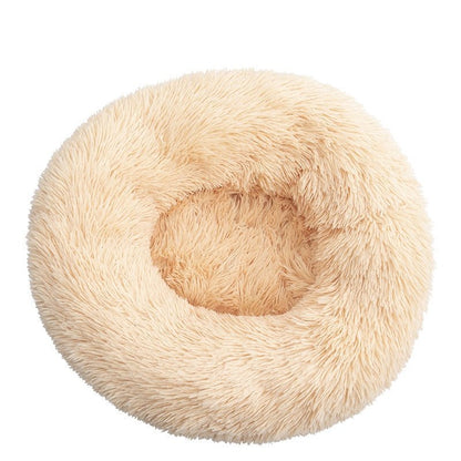 Royallure Cozy Calming Donut Bed for Pets - Anti-Anxiety Plush Support