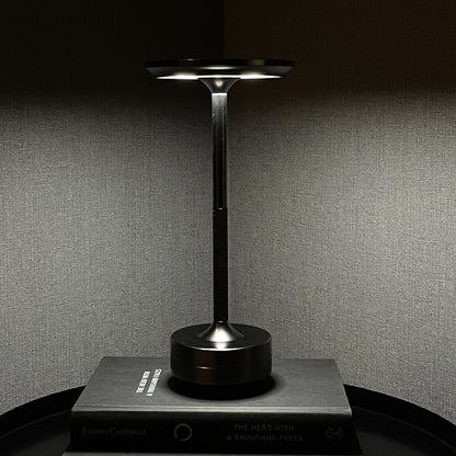 Luxlive Cordless Ambient Table Lamp  - Metallic, Waterproof, Adjustable Brightness