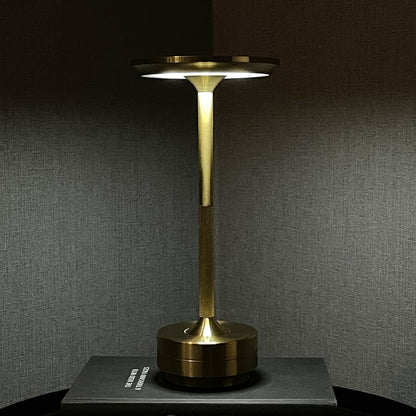 Luxlive Cordless Ambient Table Lamp  - Metallic, Waterproof, Adjustable Brightness