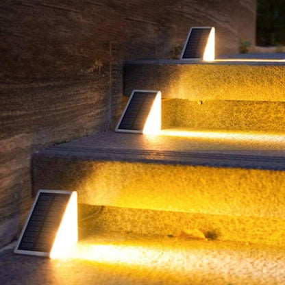 Royelux Solar Powered Stair Lights - Waterproof, Warm White LED