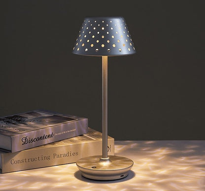 Royaleva Modern Light Luxury Cordless LED Table Lamp – USB Rechargeable, Touch Dimmable