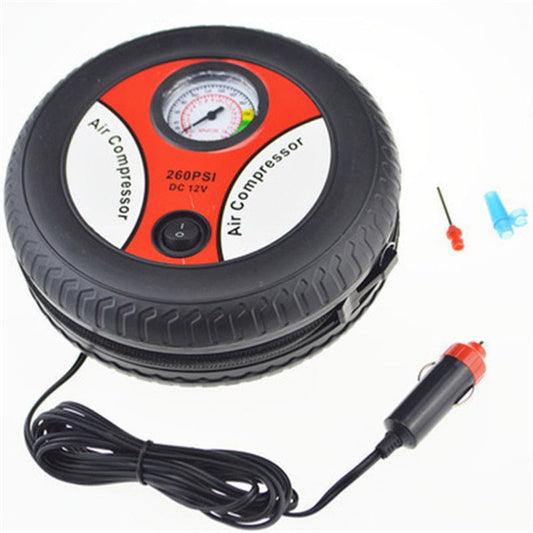 Royallure Compact Multi-Purpose Air Compressor for Tires, Bikes, and Sports Equipment