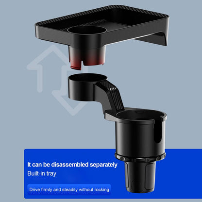 Royallure Adjustable Portable Meal Tray with Cup Holder for Car