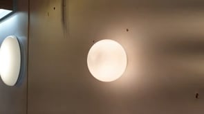 Minimalist Glass White Ball Ceiling Lamp - LED Indoor Light Fixture