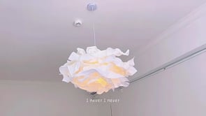 Royaleva Cloud Shape Paper Lampshade for Modern Home & Event Decor