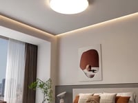 RoyaleGlow Ultra-Thin Round LED Ceiling Light with Adjustable Brightness