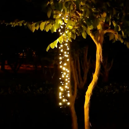 RoyaleGlow LED Fairy String Lights - Warm White Connectable Outdoor Garland