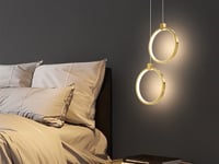 Royelux Minimalist LED Pendant Chandelier – Modern Elegance for Living Spaces