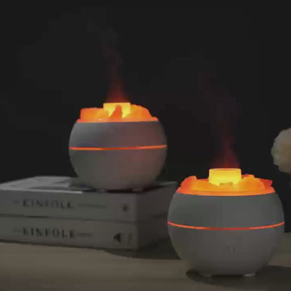 Salt Lamp Diffuser - 3-in-1 Essential Oil Diffuser, Himalayan Salt Lamp & Humidifier