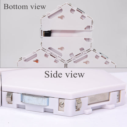 Royaleva Honeycomb Modular LED Wall Lamp - Touch-Sensitive, Customizable Light Panels - 3 Lights