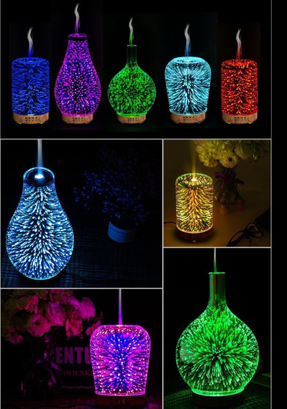 RoyaleGlow Hypnotic Galaxy Humidifier Aromatherapy Lamp - Mesmerizing Space Ambiance