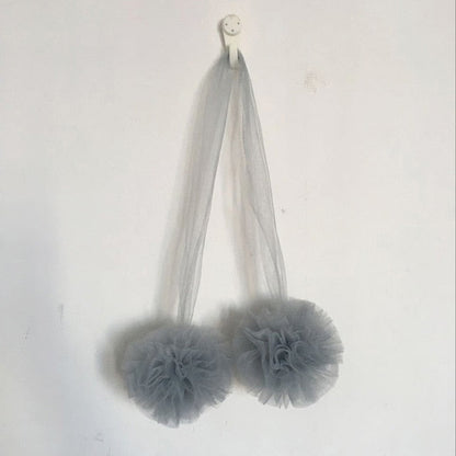 Rayvia Nordic Pom Poms - Fluffy Decorative Additions for Canopies - Gray