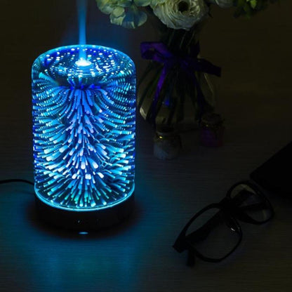 RoyaleGlow Hypnotic Galaxy Humidifier Aromatherapy Lamp - Mesmerizing Space Ambiance