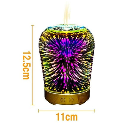 RoyaleGlow Hypnotic Galaxy Humidifier Aromatherapy Lamp - Mesmerizing Space Ambiance