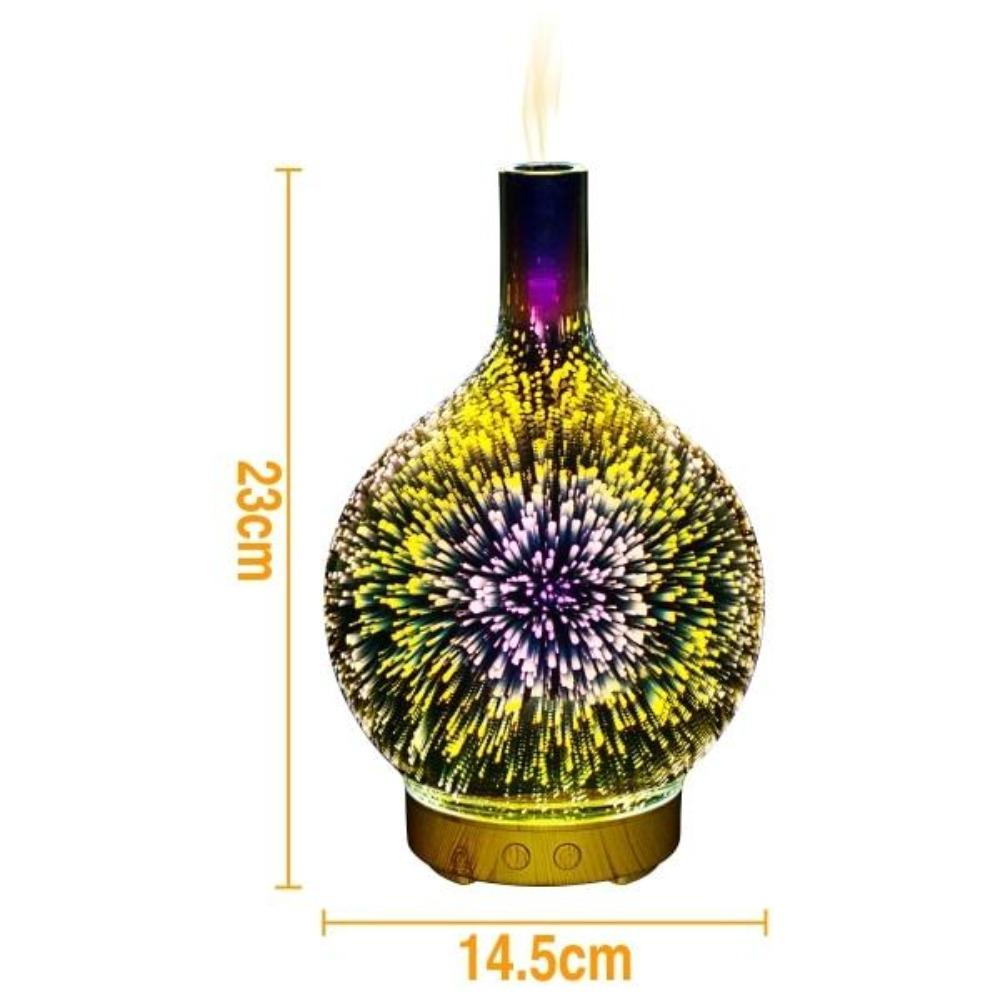 RoyaleGlow Hypnotic Galaxy Humidifier Aromatherapy Lamp - Mesmerizing Space Ambiance