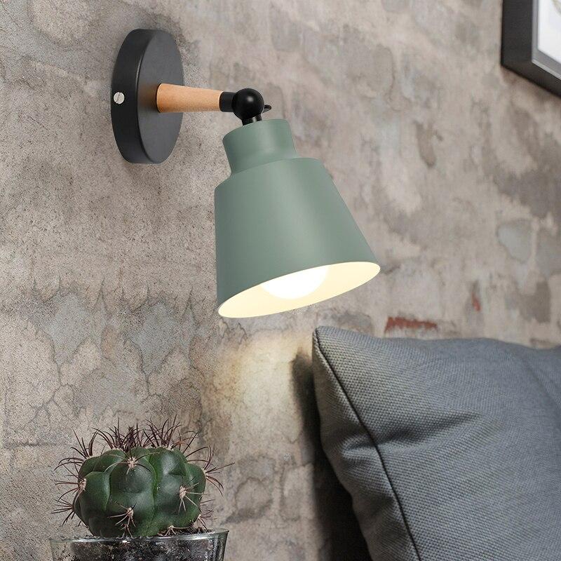 RoyaleGlow Sleek Contemporary Wooden Wall Light Fixture - Modern Home Lighting - Black