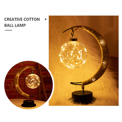 Royallure Enchanted Moon Wishing Lamp - USB & Battery, Magical Home Decor