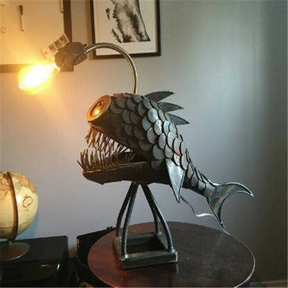 Royallure Angler Fish Lamp Night Light - USB Powered - 22x13x16cm