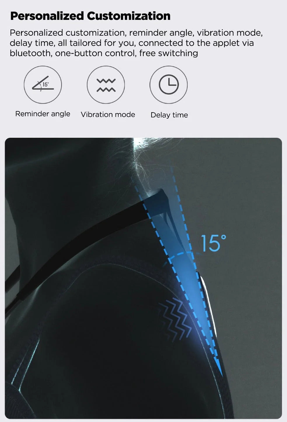 Hipee Smart Posture Correction Device – Real-Time Back Monitoring & Training for Adults and Kids