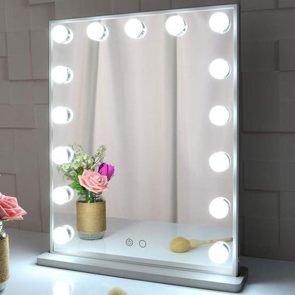 RoyaleGlow Dimmable LED Makeup Mirror Lights with 3-Color Adjustment