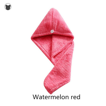 Royallure Ultra-Absorbent Quick-Dry Coral Velvet Hair Towel