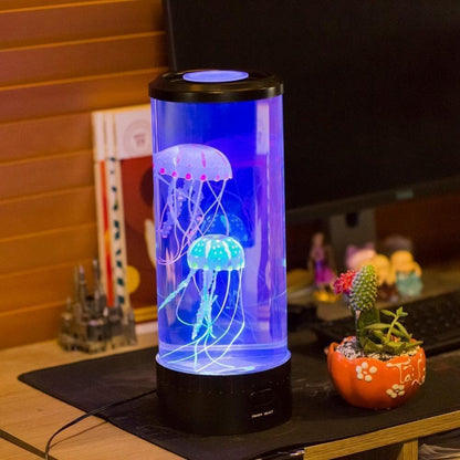 RoyaleGlow Jellyfish Lamp – Colorful LED Night Light for Relaxing Ambience