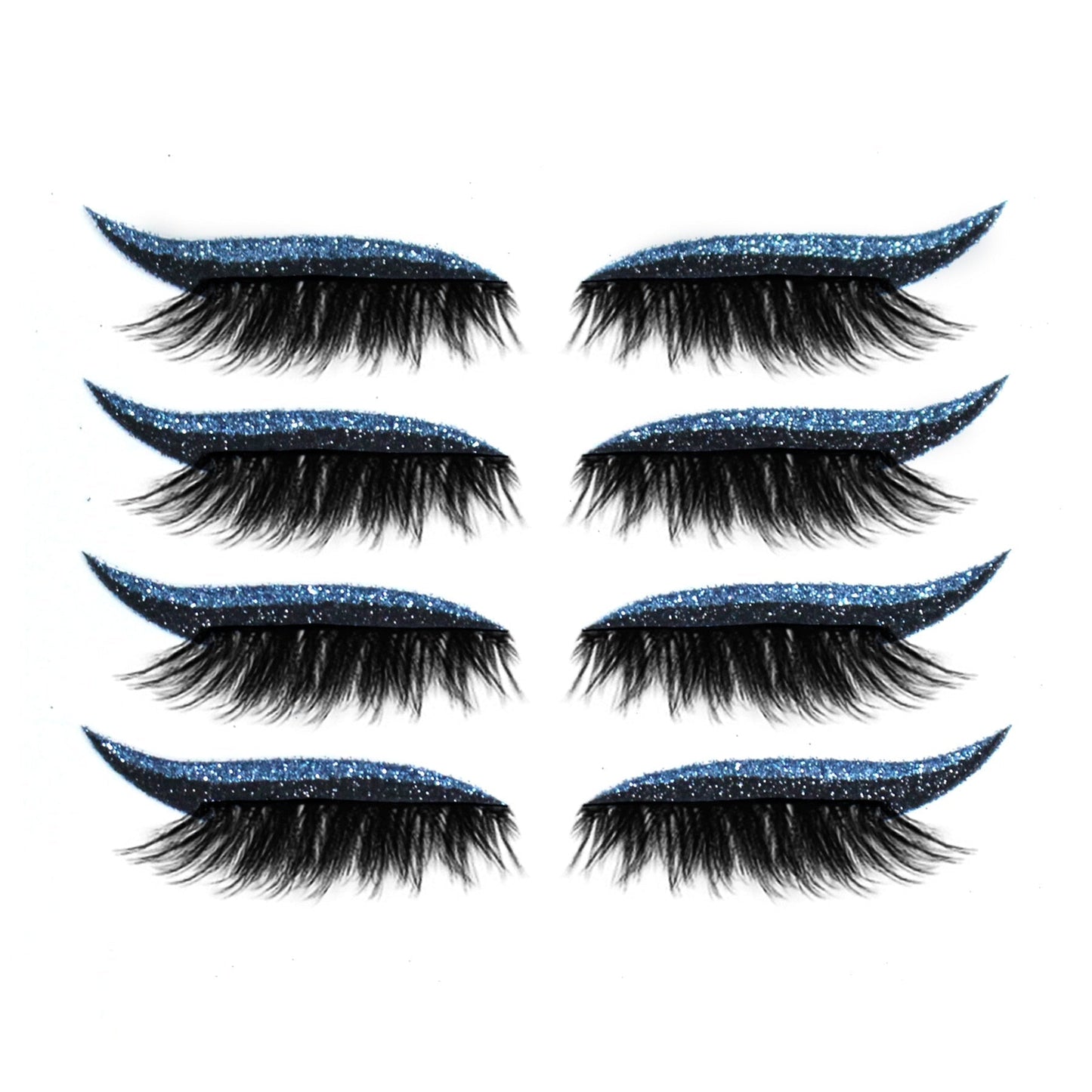 Royallure Waterproof Reusable Eyeliner Stickers & Lashes - Long-lasting Cat Eye Makeup