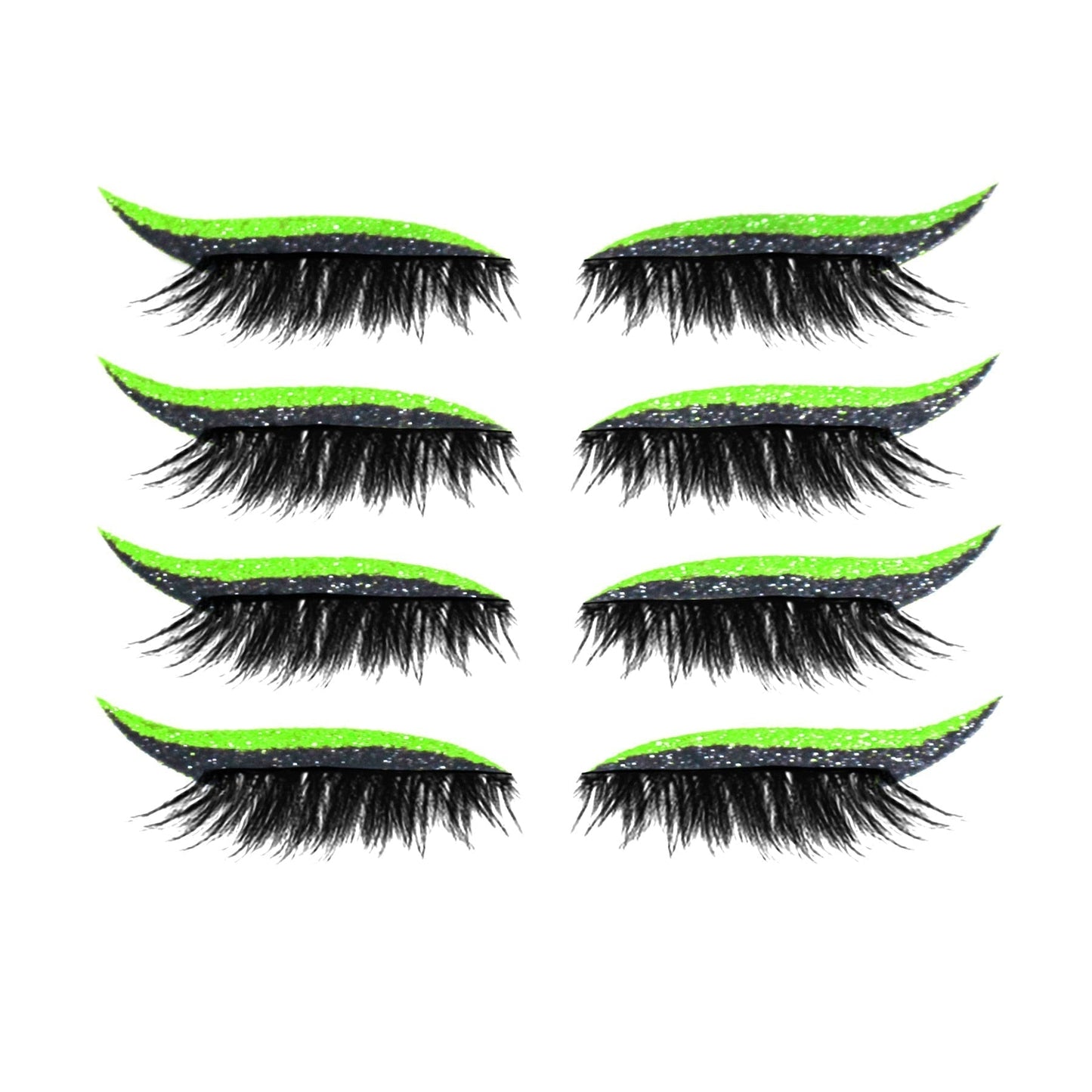 Royallure Waterproof Reusable Eyeliner Stickers & Lashes - Long-lasting Cat Eye Makeup